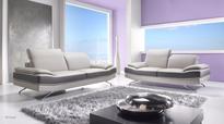 Salon 3places   2 places-rom-bonino-agf confort-piétement chromé-bi-ton-haguenau-saverne-couleurs